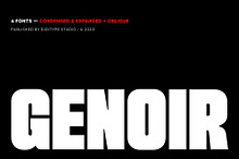 Genoir – Bold Display Font Family