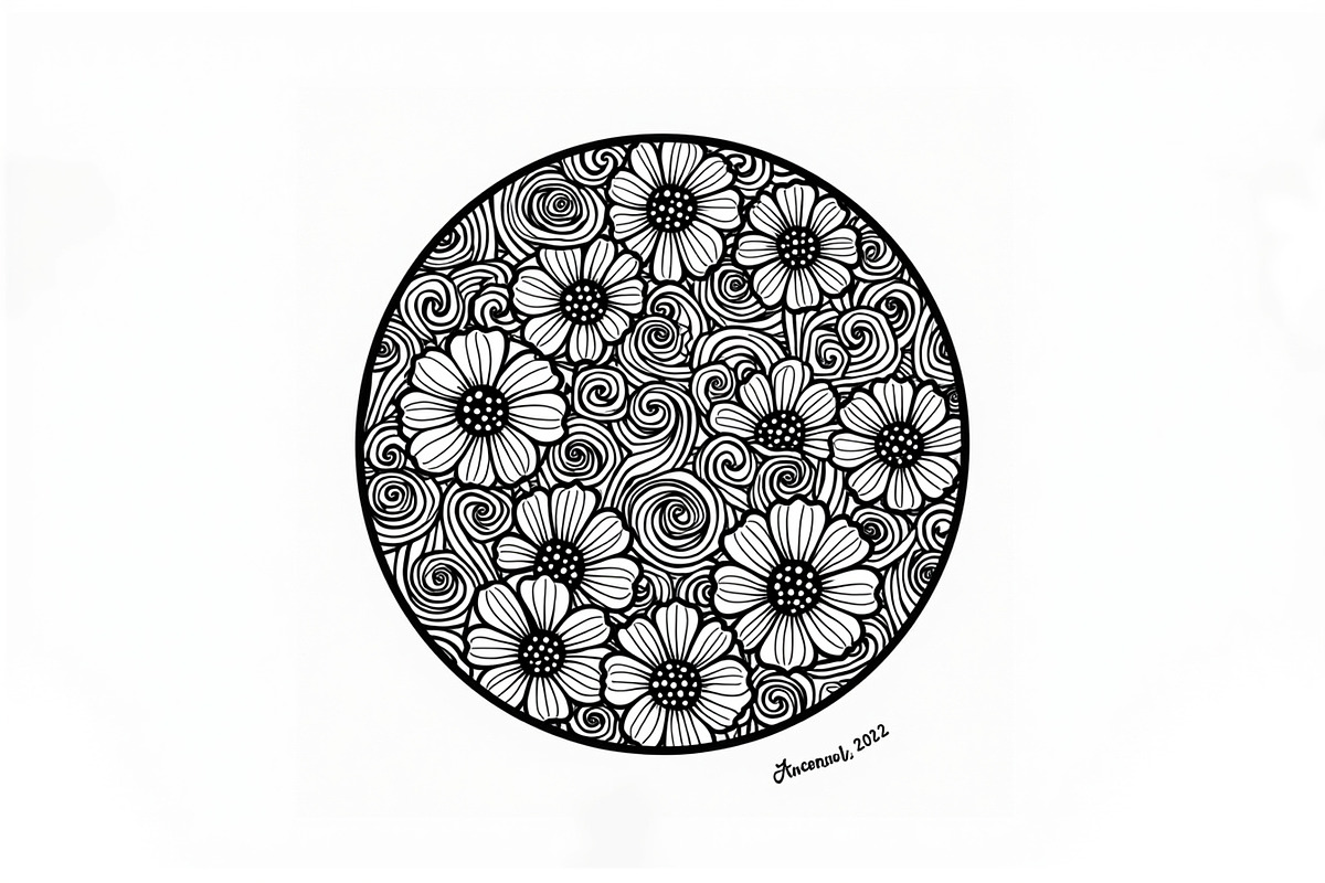 Floral Mandala Vector Bundle Set, an Illustration by Designs_River (Photo 9 of 9)