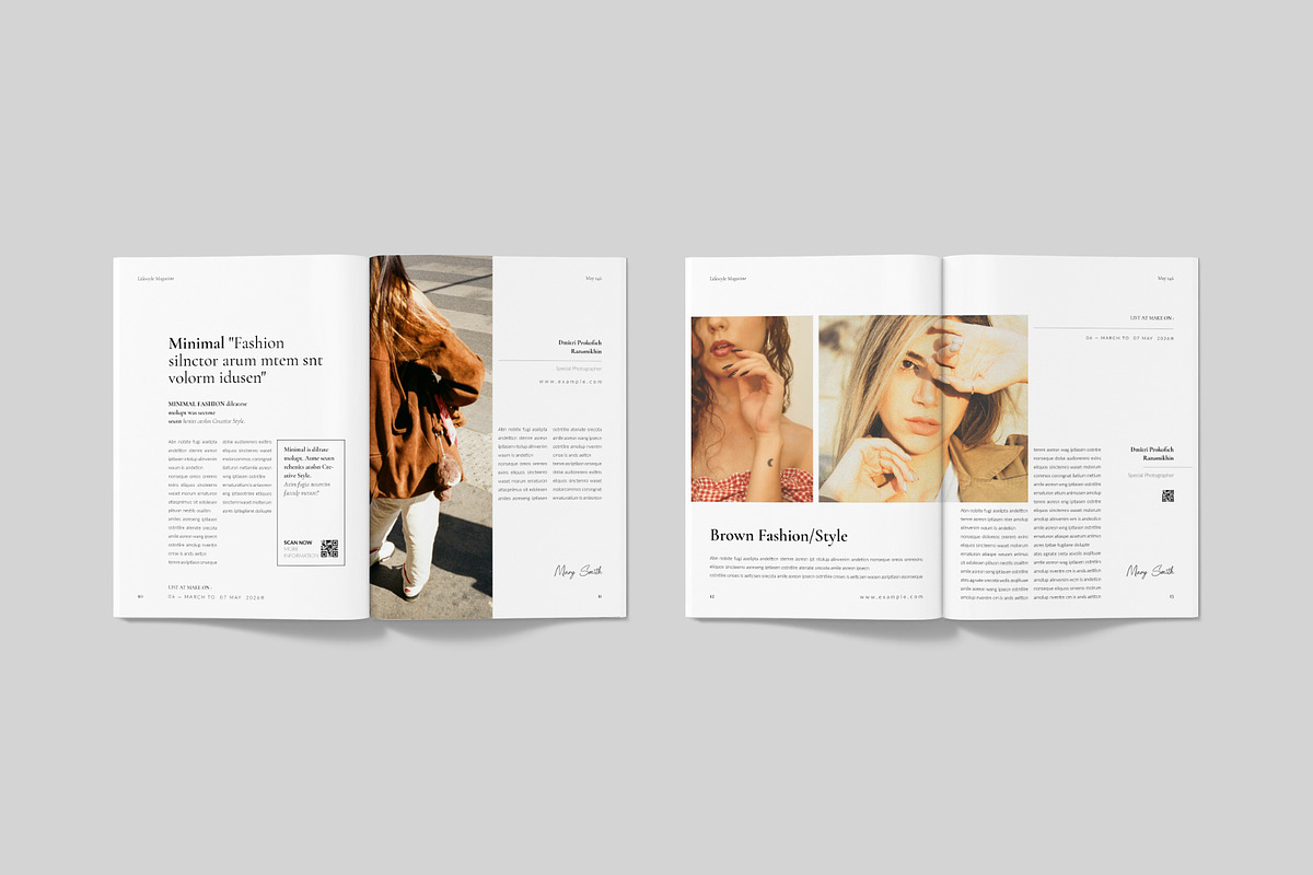Lifestyle Magazine Template, a Magazine Template by ElvinPrint (Photo 6 of 23)