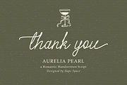 Aurelia Pearl Romantic Handwritten, a Handwritten Font by Haps Space (Thumbnail 8 of 8)