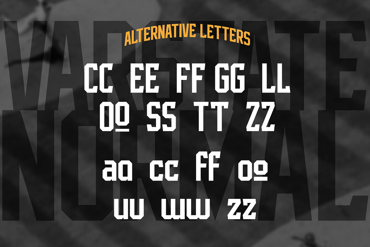 VARSTATE FONT FAMILY (12 FONTS), a Sans Serif Font by Alphabet Agency (Photo 8 of 10)