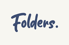 Folders Font