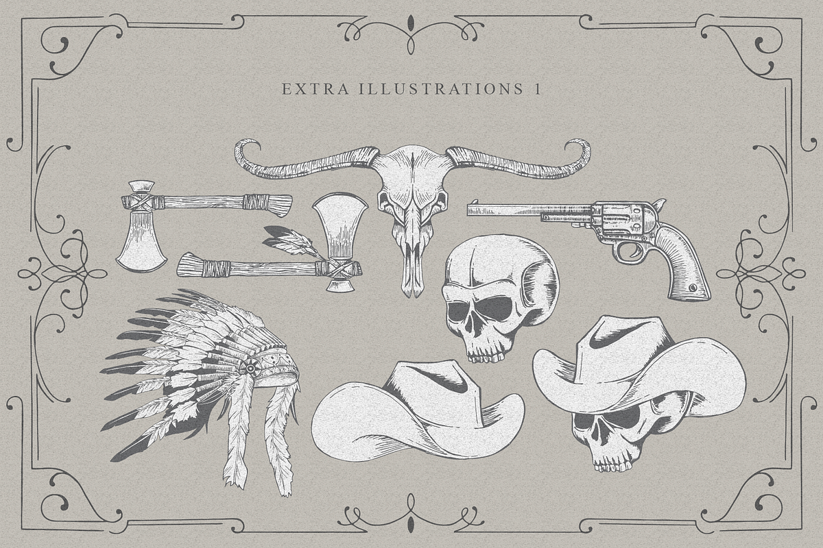 Bullhawk for Logo & Vintage Branding, a Serif Font by ilhamtaro (Photo 12 of 19)