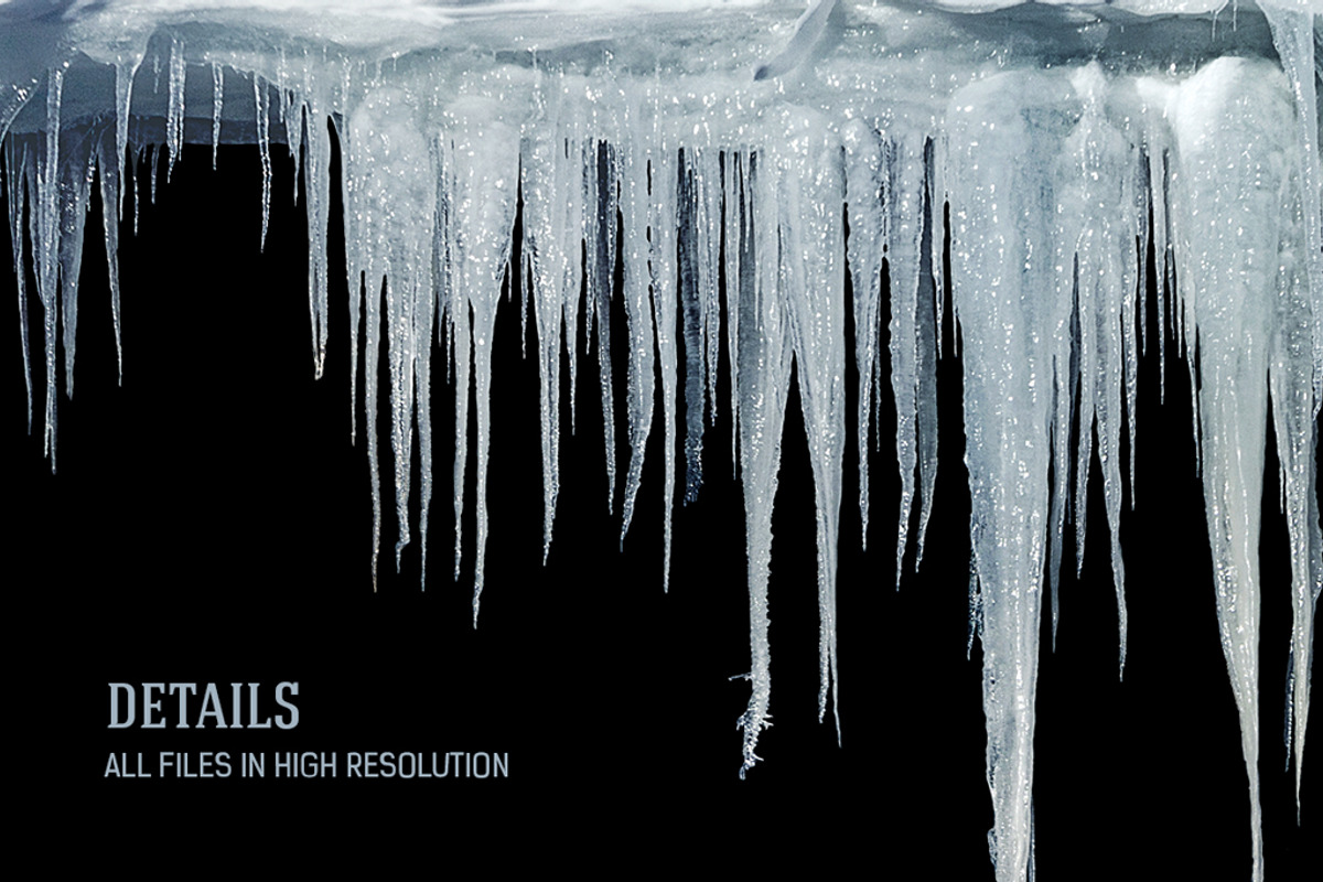 Icicles isolated from background, a Nature Photo by Countryside life (Photo 17 of 22)