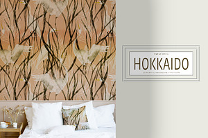 Hokkaido, Luxury Chinoiserie Pattern