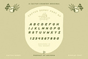 Cactus Derby Display Font, a Sans Serif Font by Cactus Country (Thumbnail 8 of 8)