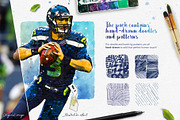 Illustration Sketch PS Action, an Action Add-On by IndWorks Design (Thumbnail 4 of 10)