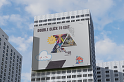 Billboard On Building Mockup, an Advertising Mockup by GearShift (Thumbnail 2 of 4)