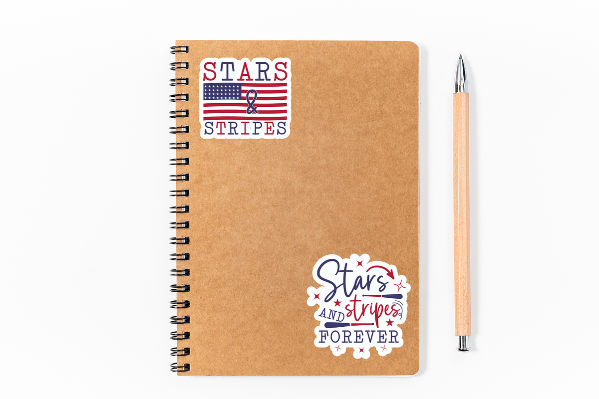 Farmhouse 4th of July Sticker Bundle, an Object Graphic by Design's Dark (Photo 2 of 10)