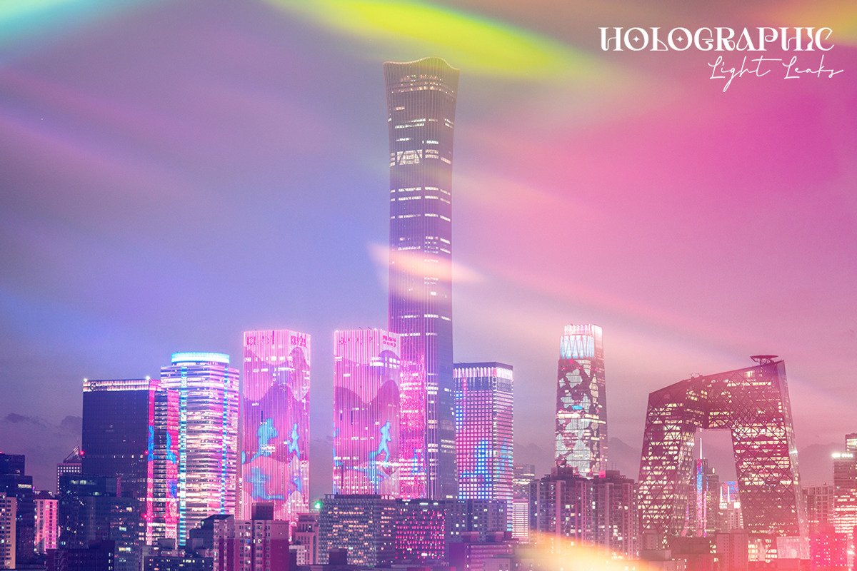 Holographic Light Leaks, a Texture Graphic by Julie&Taily (Photo 17 of 28)