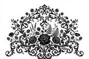 50 Elegant Floral Ornate Silhouette, a Decorative Illustration by Amazin_art (Thumbnail 26 of 30)