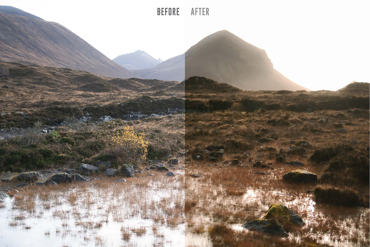 Golden Sunset Lightroom Preset, a Templates & Theme by Bryan Siu (Photo 5 of 5)