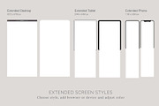 Minimal Web & Mobile Mockup Kit, an iPhone Mockup by Mockstore (Thumbnail 13 of 30)
