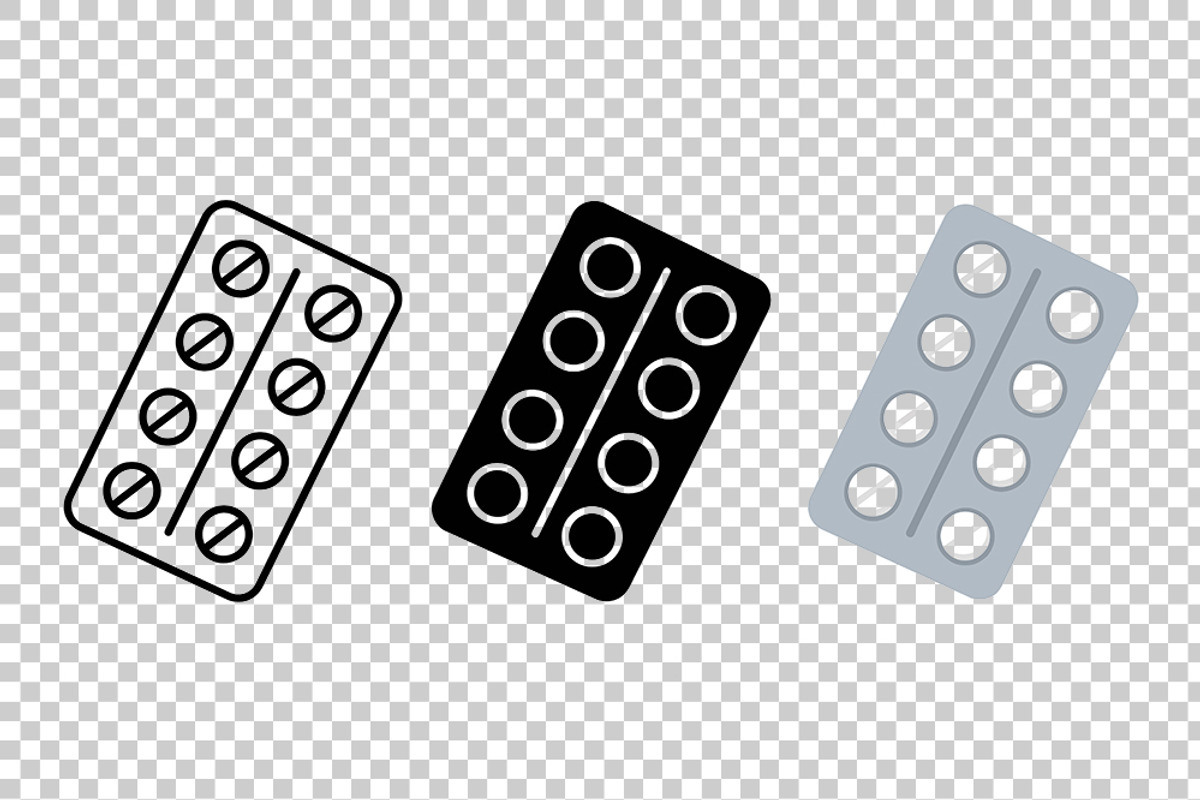 Blister Pack Vector Icons, an Object Graphic by Artonix (Photo 3 of 3)