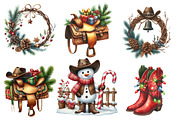 Christmas western clipart, an Illustration by Designworld (Thumbnail 5 of 6)