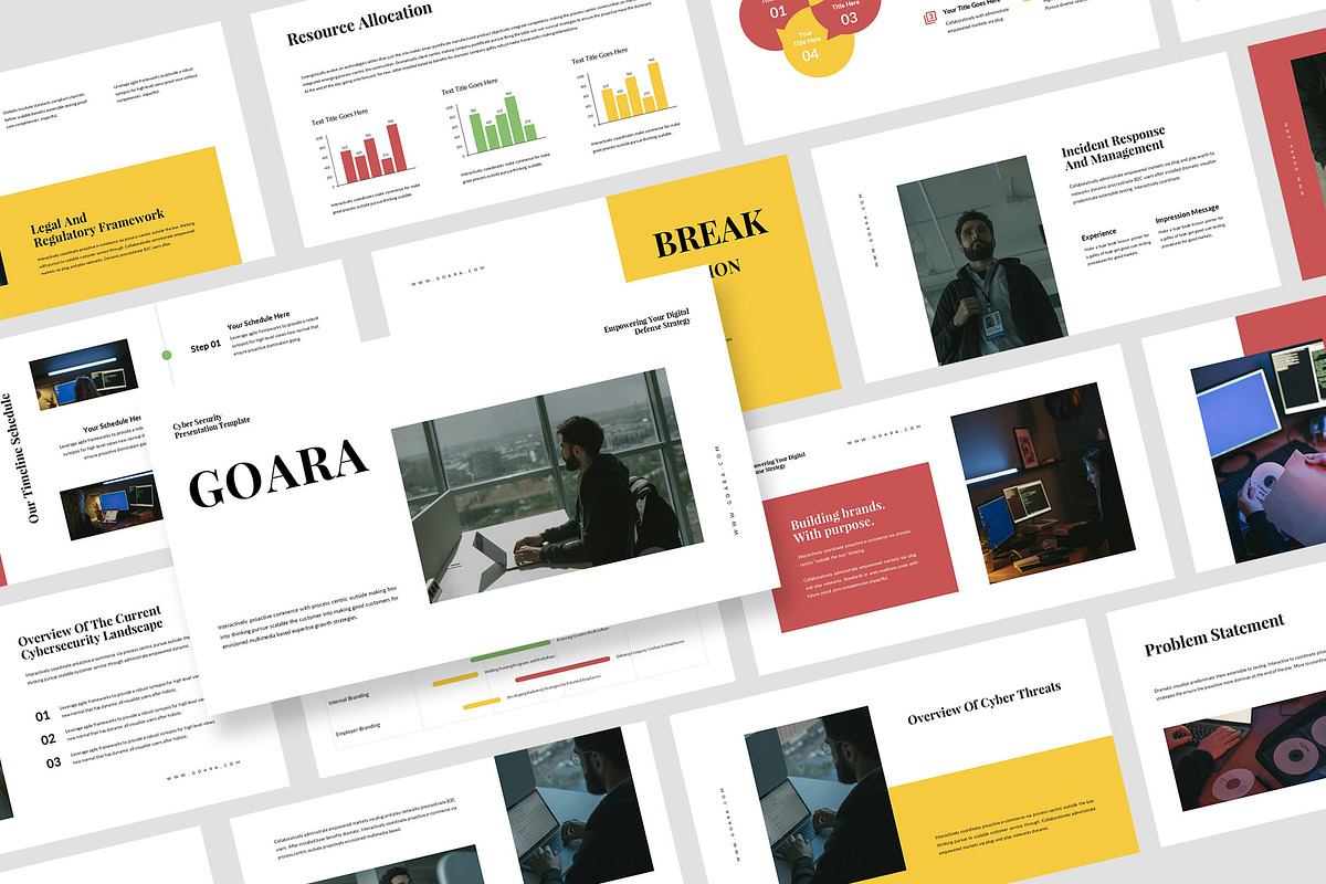 Goara : Cyber Security Google Slides, a Presentation Template by Punkl Camp (Photo 1 of 9)