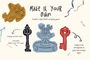 +52 The Antique Decor Illustrations, a Decorative Illustration by The Journey Atelier (Thumbnail 11 of 18)