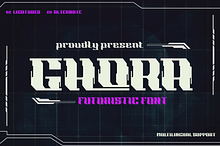 Ghora | Futuristic Font