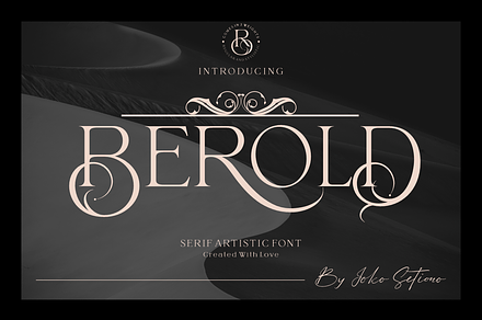 Berold - Artistic Serif Font, a Serif Font by Joko Setiono
