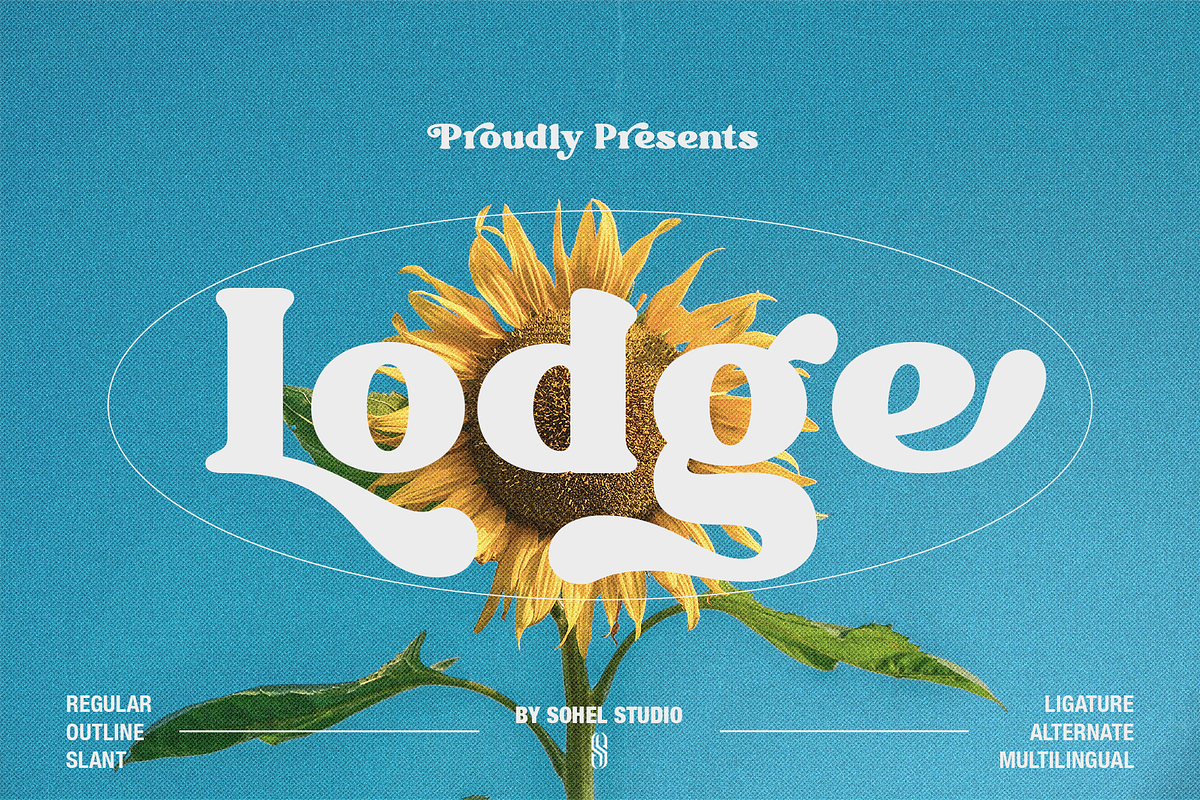 Lodge - Advertising Typeface, a Serif Font by Sohel Studio (Photo 1 of 11)