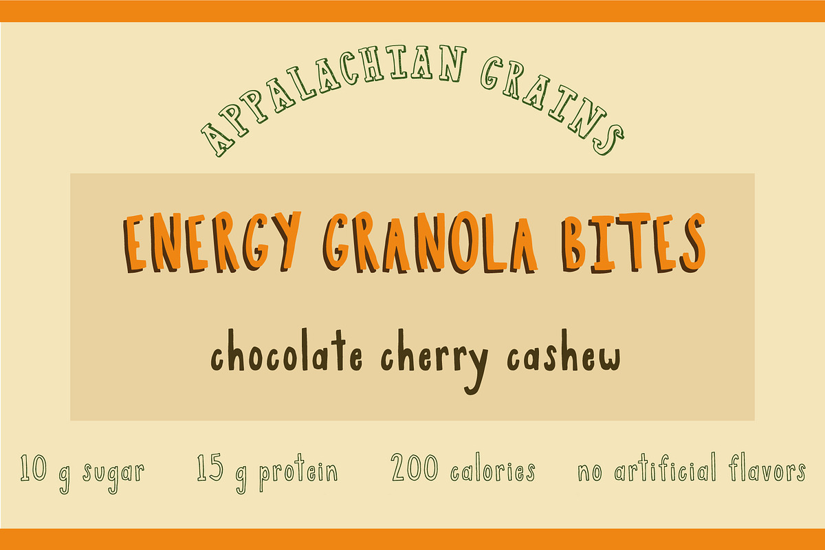 Boston Cream Sans and Serif, a Sans Serif Font by Kellie Jayne Studio (Photo 9 of 12)