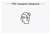 Man and Woman Face Avatars, a Person Illustration by Designfour (Thumbnail 5 of 7)