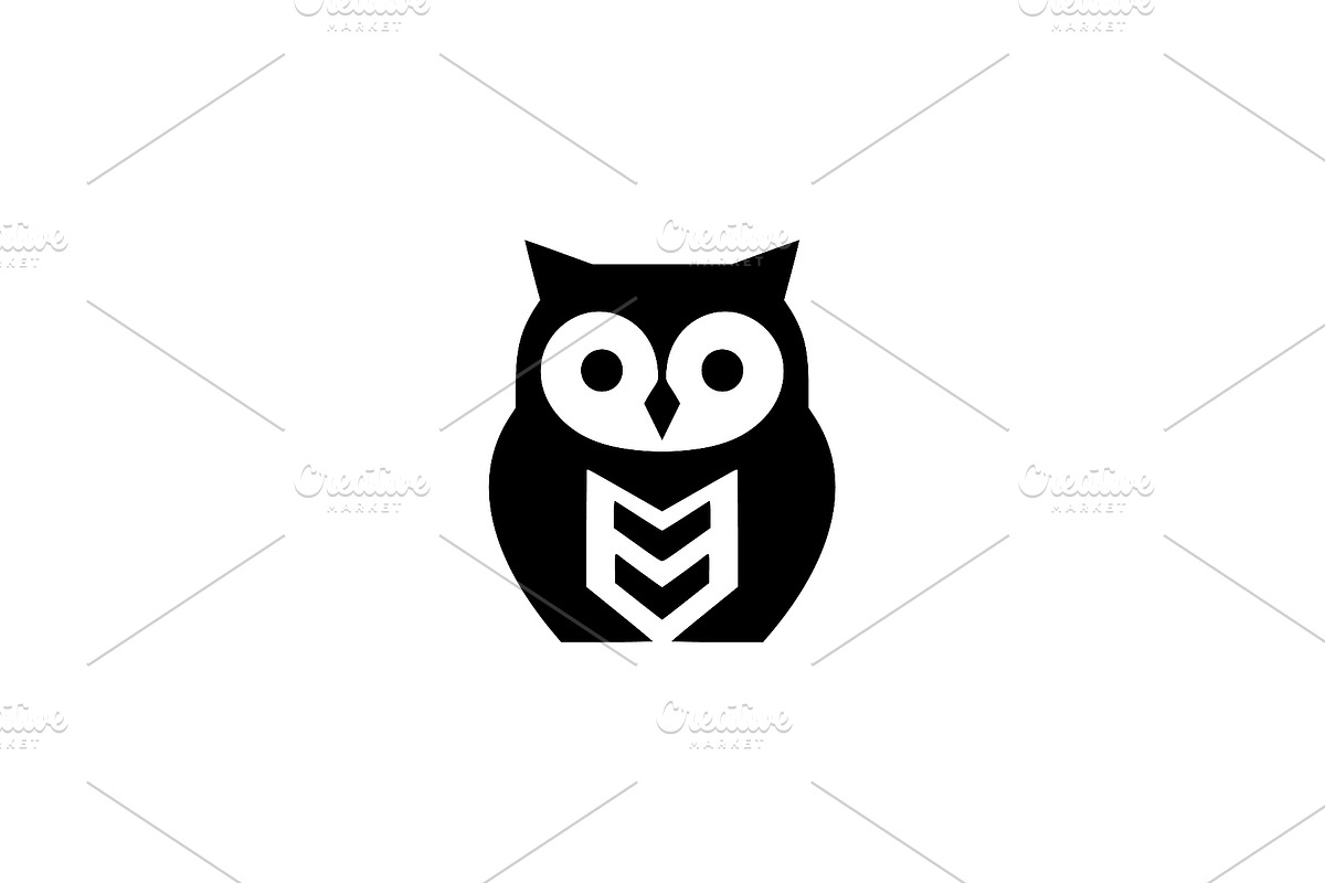 Owl Silhouette Vector Icon, an Animal Illustration by Vectorium Studio (Photo 1 of 4)