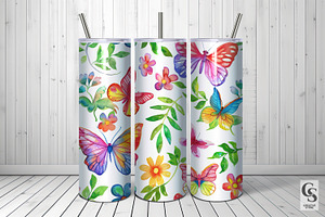 Colorful Hippie Butterflies Patterns