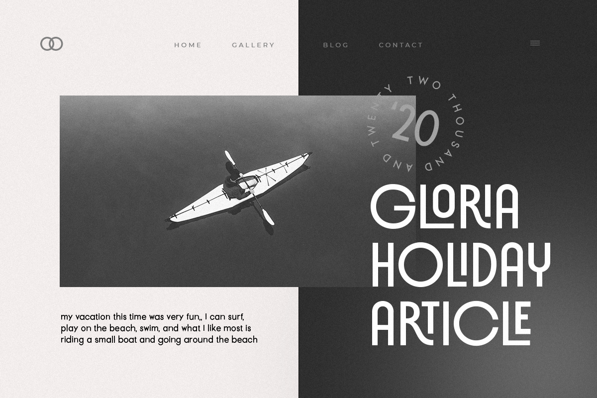 Art Galleria - Modern Display Font, a Sans Serif Font by Sensatype (Photo 5 of 12)