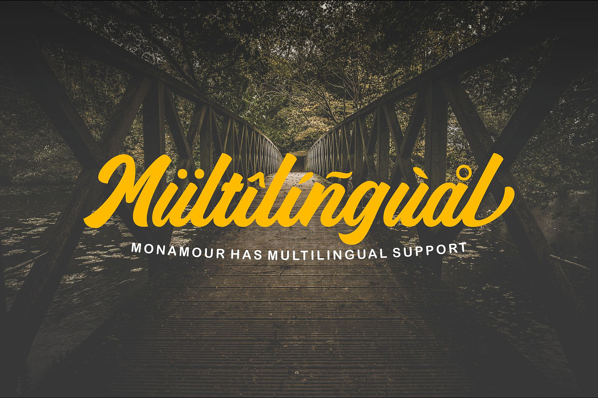 Monamour Brush Script, a Script Font by Aldiwangsadipa (Photo 9 of 9)