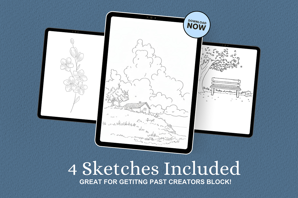 Watercolor Brush Set for Procreate, a Brush Add-On by Wicked Creative (Photo 11 of 13)