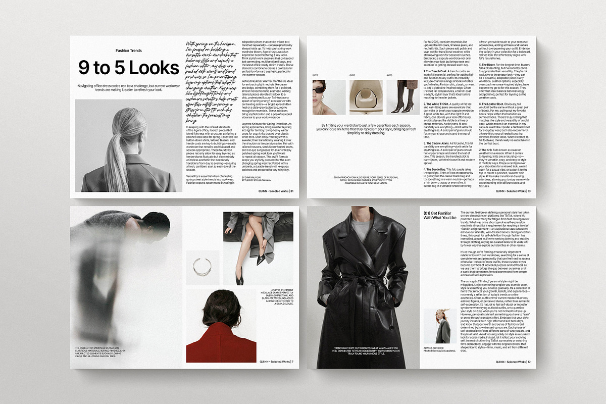 QUINN / Landscape Portfolio Template, a Brochure Template by Studio Dara (Photo 17 of 20)