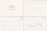 2025 digital planner with hyperlink, a Print Template by Thursdaypaper (Thumbnail 2 of 10)
