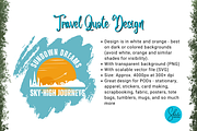Travel Quotes Tshirt Design, an Object Graphic by shielscreations (Thumbnail 2 of 2)