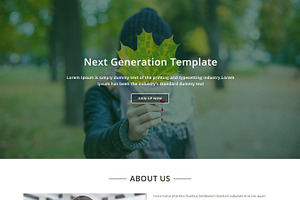 Bizness- Corporate Html Landing Page