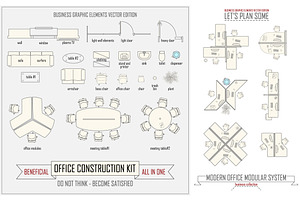 Office layout construction kit