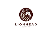 Lion Head Illustration Vector Logo, a Branding & Logo Template by yopie (Thumbnail 1 of 3)