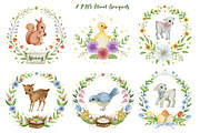 Watercolor Spring Collection., an Animal Illustration by Kira Konoshenko (Thumbnail 15 of 21)