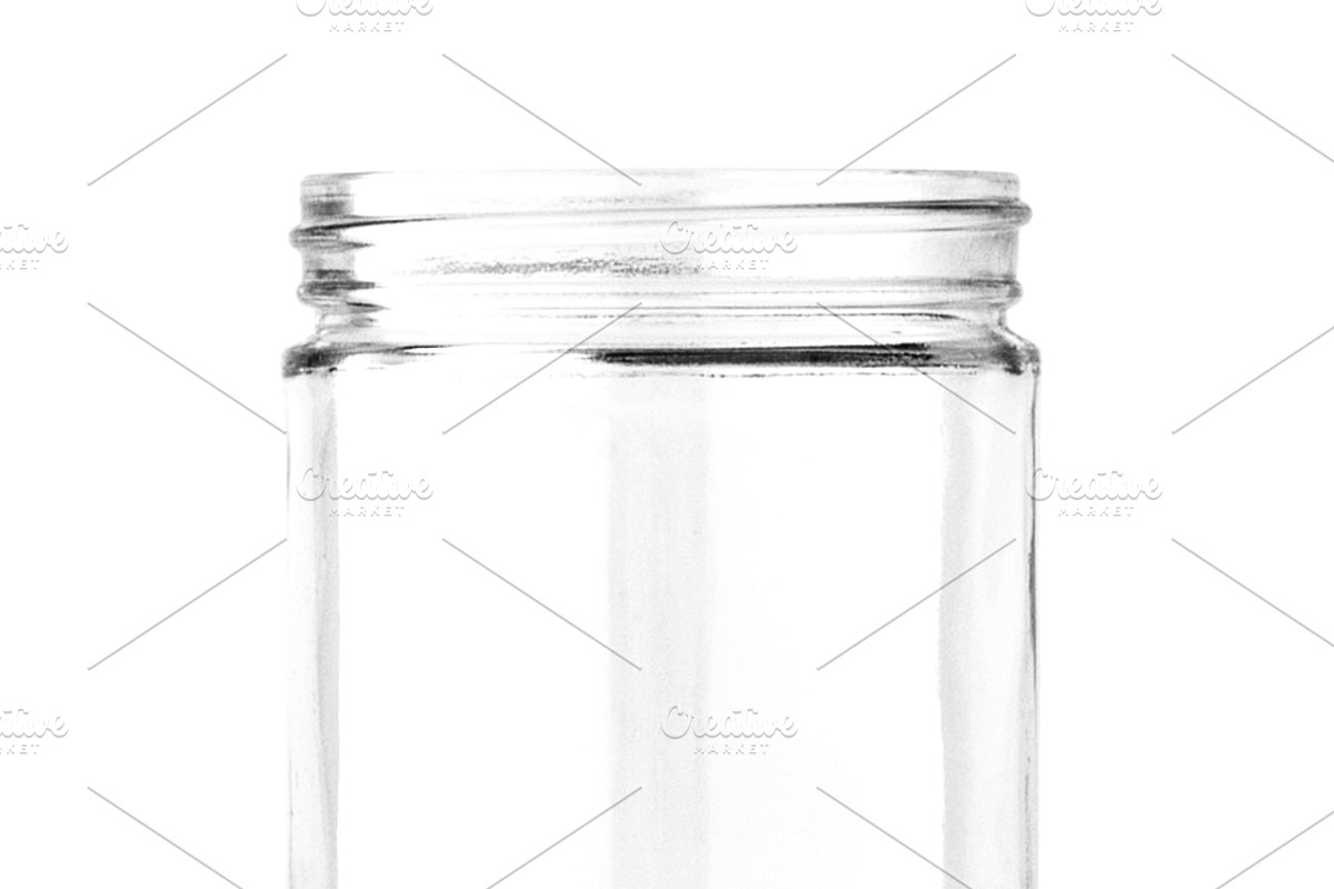 Clear Glass Jar with Metal Lid, a Packaging Mockup by Professional Assets (Photo 3 of 4)