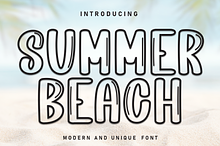 Summer Beach | Script Font