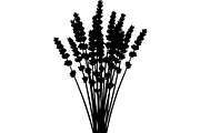 Lavender Flower Silhouette, an Object Graphic by Designer_Momina (Thumbnail 16 of 20)