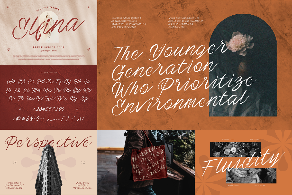 Brush Script Modern Typeface Font, a Sans Serif Font by Catalystco Studio (Photo 11 of 11)