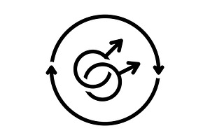 Twinks twins black icon, an Outline Icon by Creative priyanka