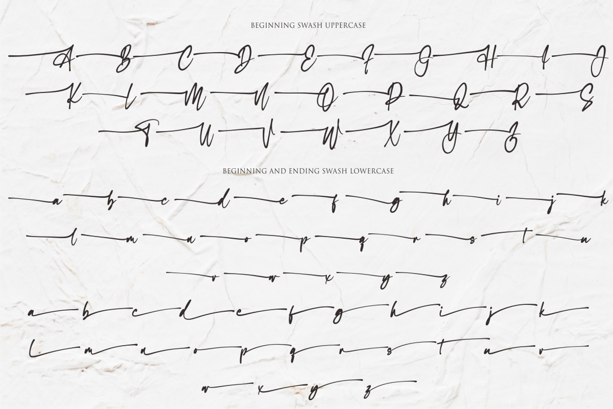 first line, a Script Font by N (Photo 9 of 10)
