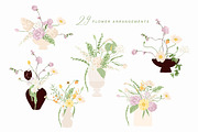 Floral Vector Illustration & Pattern, a Decorative Illustration by Inna Moreva (Thumbnail 5 of 11)