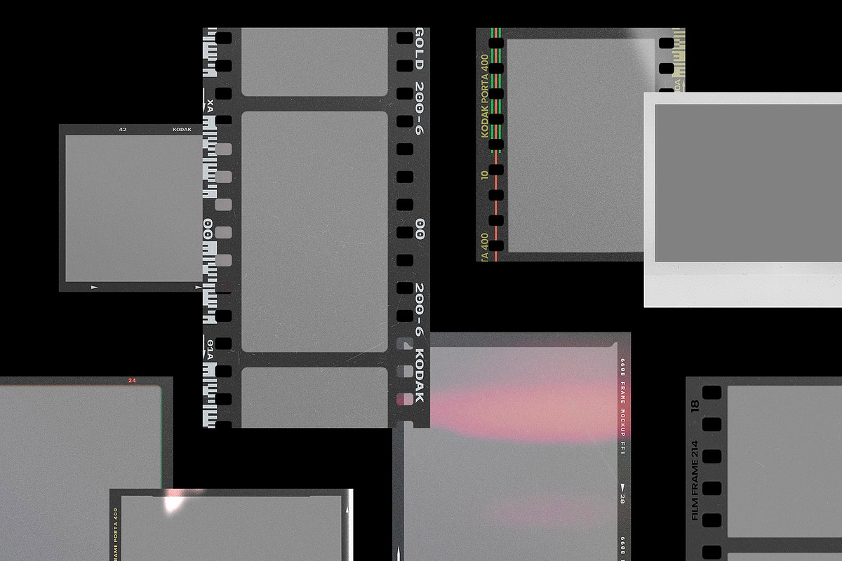 Film Frame Mockup Template Bundle, a Product Mockup by PrintPixel (Photo 125 of 134)