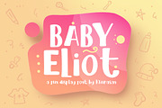 Baby Eliot, a Sans Serif Font by khurasan (Thumbnail 1 of 6)