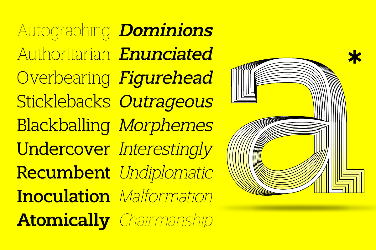 Marlent Variable, a Slab Serif Font by Stripes Studio (Photo 6 of 15)