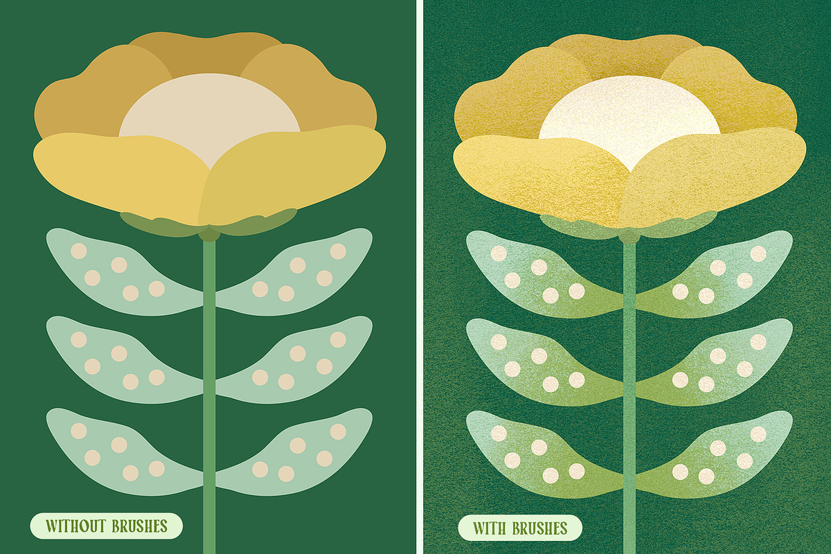 Procreate Texture Shading Brushes, a Brush Add-On by Basia Stryjecka (Photo 7 of 19)