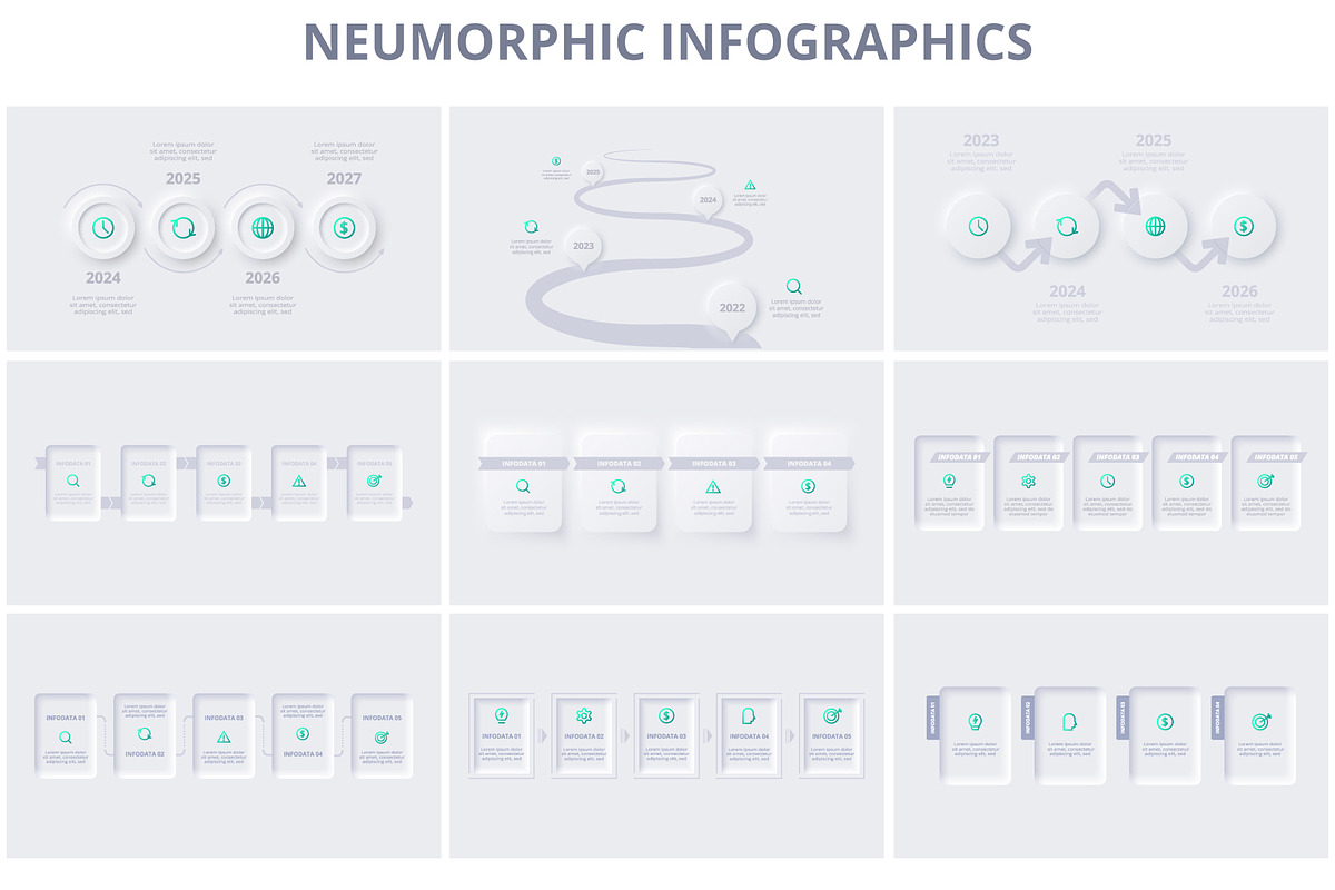Canva Neumorphic Template 2 preview 5
